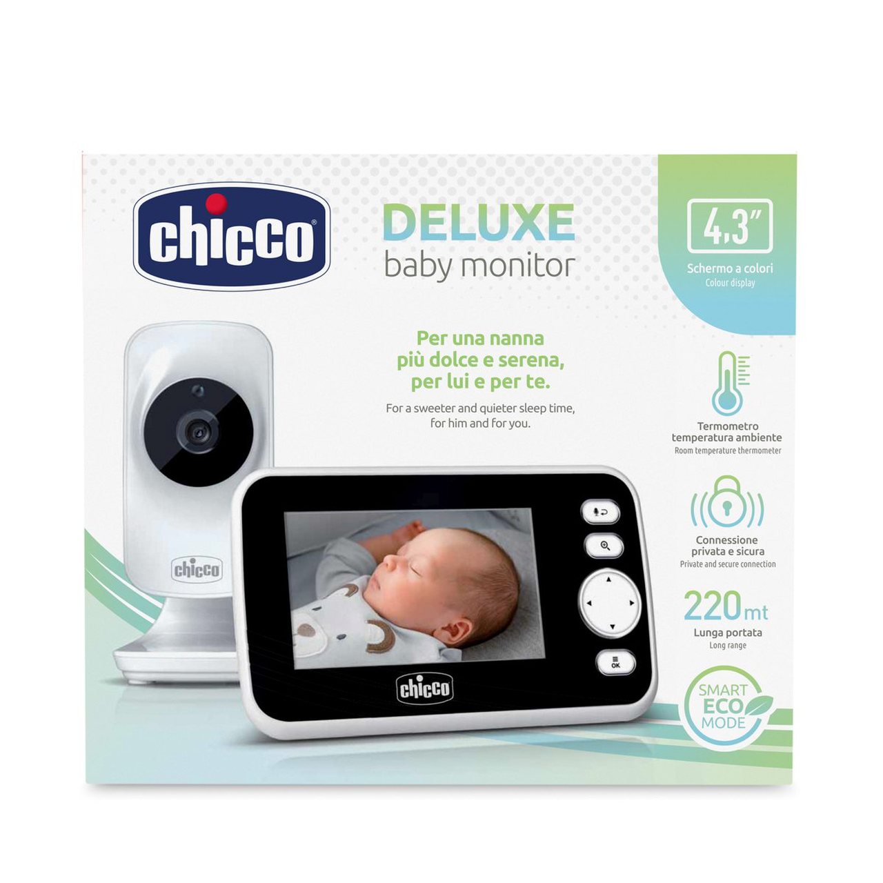Vigilabebés vídeo Baby Monitor DELUXE 4,3″ Chicco